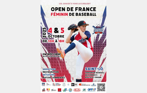 Equipe féminine sénior de Ligue : découvrez la liste des Normandes pour l'Open de France de baseball!