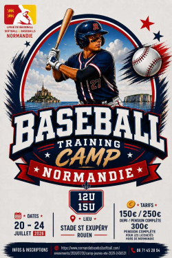 Camp 12U / 15U du 20/07 au 24/07