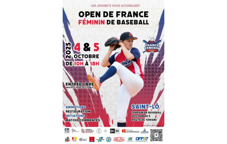 Equipe féminine sénior de Ligue : découvrez la liste des Normandes pour l'Open de France de baseball!