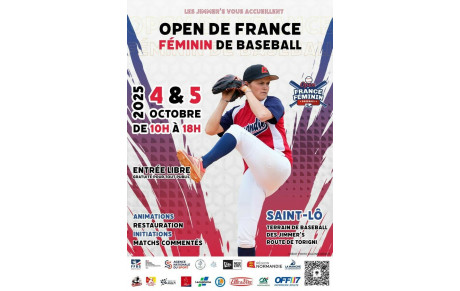 L'open de France Féminin de Baseball c'est ce week-end !