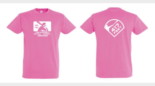 Tee-shirt rose
